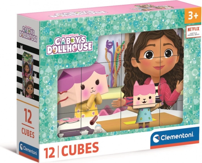 Cubi illustrati La casa magica di Gabby – 12 cubi CLEMENTONI