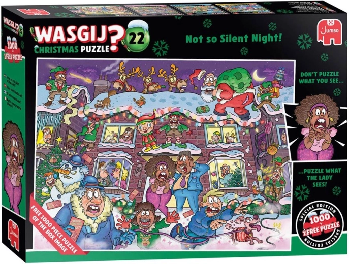 JUMBO WASGIJ Christmas 22: Una notte non proprio tranquilla! puzzle 2 x 1000 pezzi
