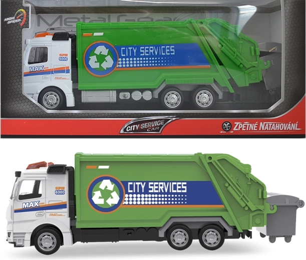 City Service Car camion della spazzatura 1:43