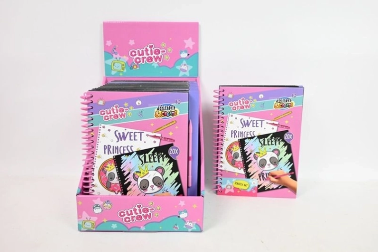 Scratchbook Cutie Crew – blocco creativo da grattare