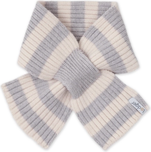 Sciarpa in merino per bambini Lodger stripe storm