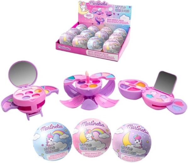 Martinelia piccola palla a forma di unicorno con trucco per bambini - 1 pezzo