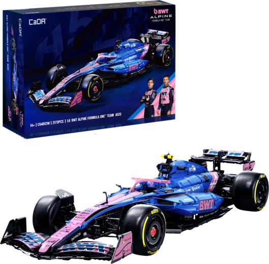 Set di costruzione CaDA BWT ALPINE F1 A525 – monoposto da corsa 1:8, 2173 pezzi