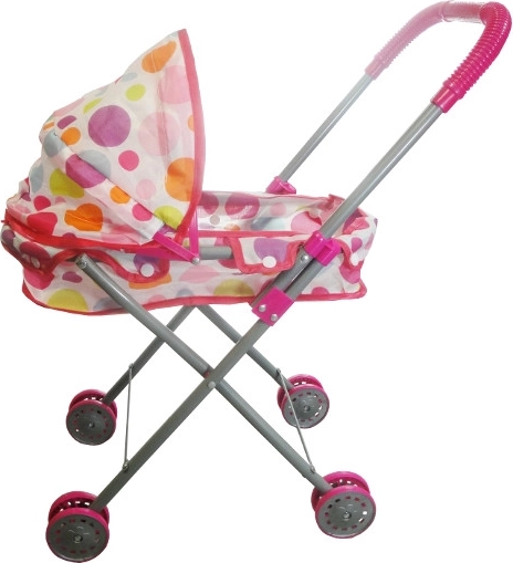 Passeggino per bambole con navicella profonda