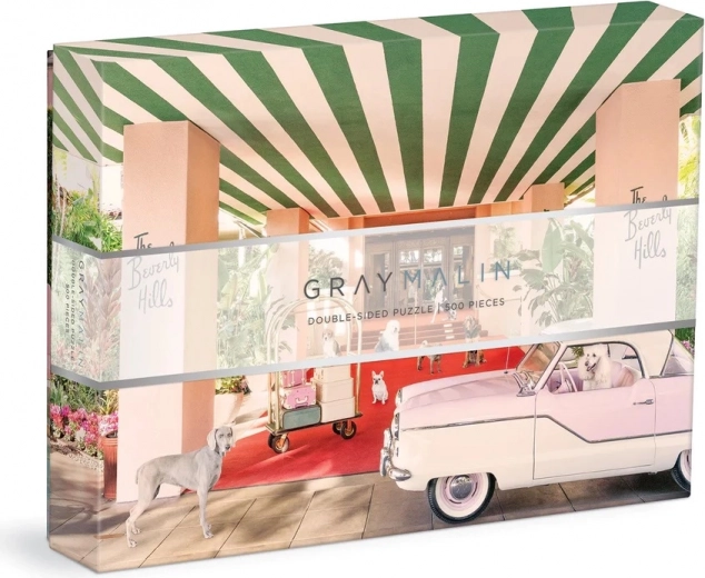 Puzzle double-face Cani al Beverly Hills Hotel 500 pezzi – GRAY MALIN