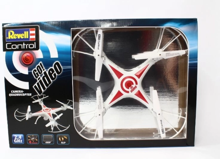 Revell Control quadricottero con videocamera Go!Video