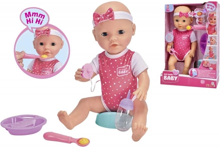 Bambola New Born Baby Hungry 38 cm