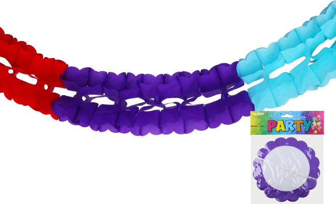 Ghirlanda di carta colorata 3 m