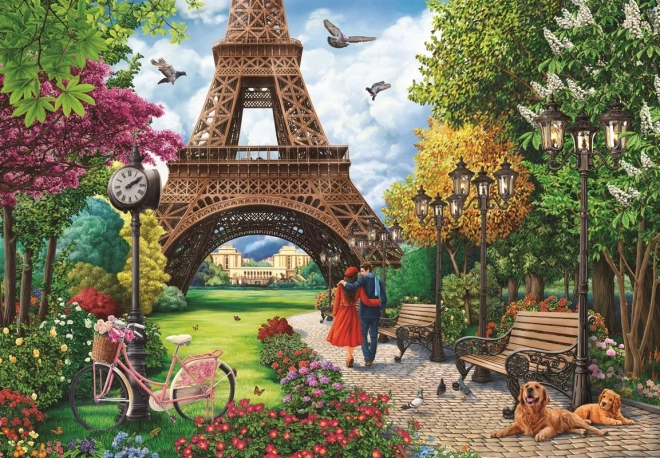 Puzzle Primavera a Parigi 500 pezzi