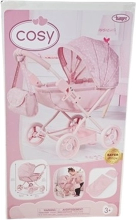Bayer Design PramCosy passeggino rosa per bambole