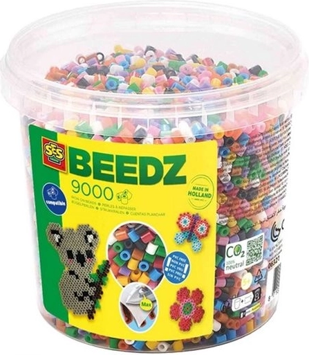 SES Beedz perline da stirare 9000 pz mix