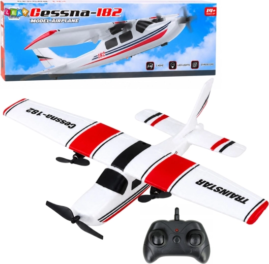 Aereo RC in schiuma Cessna 182 con telecomando 2,4 GHz