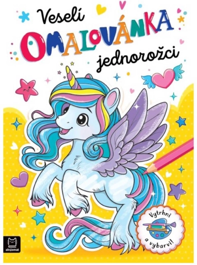 Album da colorare Unicorni allegri: stacca e colora