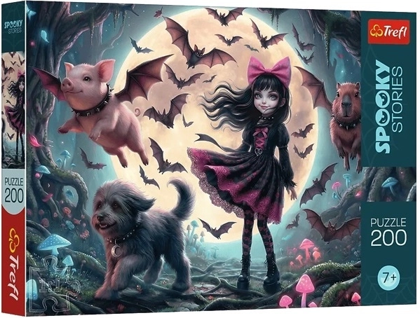 Puzzle Trefl Spooky Stories – Księżycowe historie da 200 pezzi