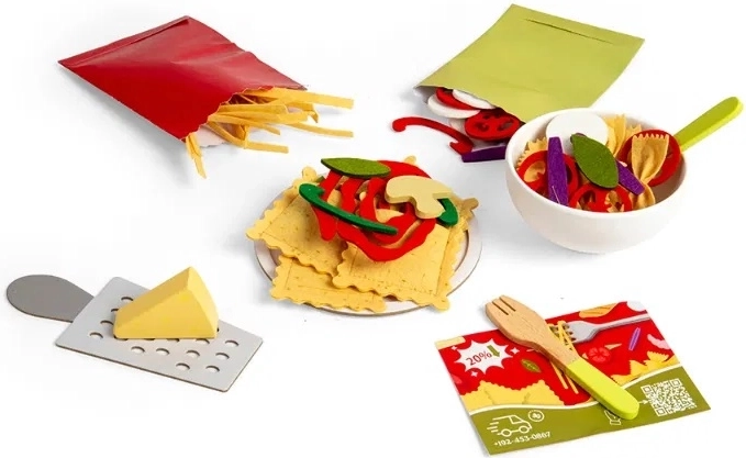 Bigjigs Toys set di pasta per due