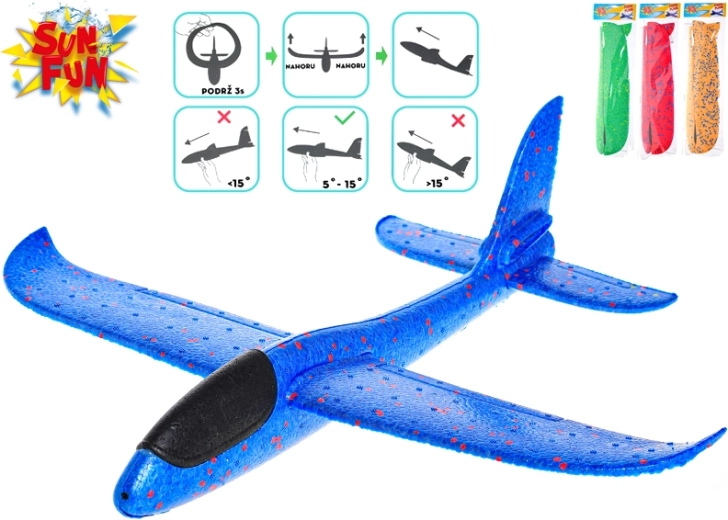 Aereo da lancio in schiuma 48 cm SUN FUN