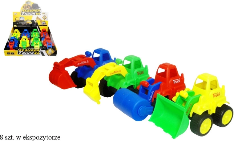 Macchina da costruzione per bambini – modello in plastica con parti mobili