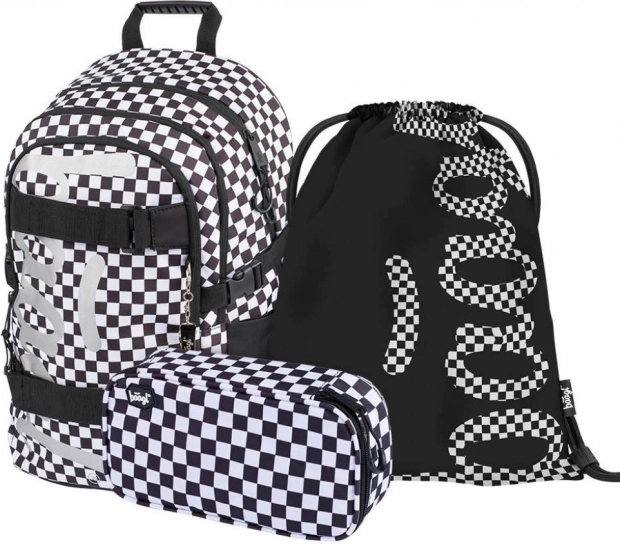 Baagl set scolastico Skate Ska – zaino, astuccio e sacca
