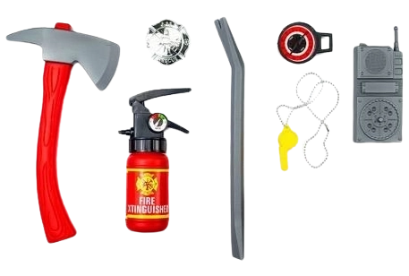 Set dei pompieri per bambini – 7 pezzi