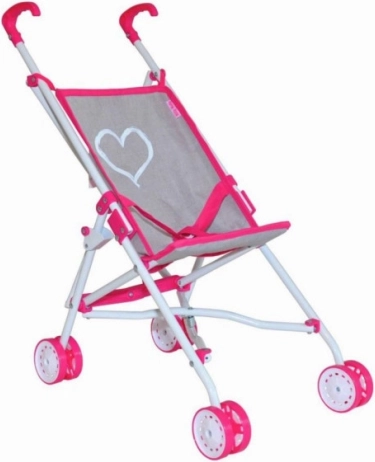 Passeggino per bambole Milly Mally Julia Prestige Pink