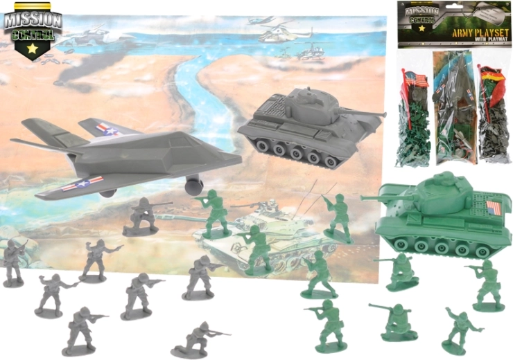 Mission Control set di mini soldatini con accessori