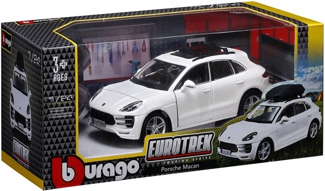 BBU Eurotrek Porsche Macan touring 1:24 bianco