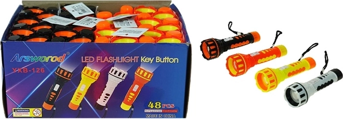 Mini torcia LED per bambini con laccetto