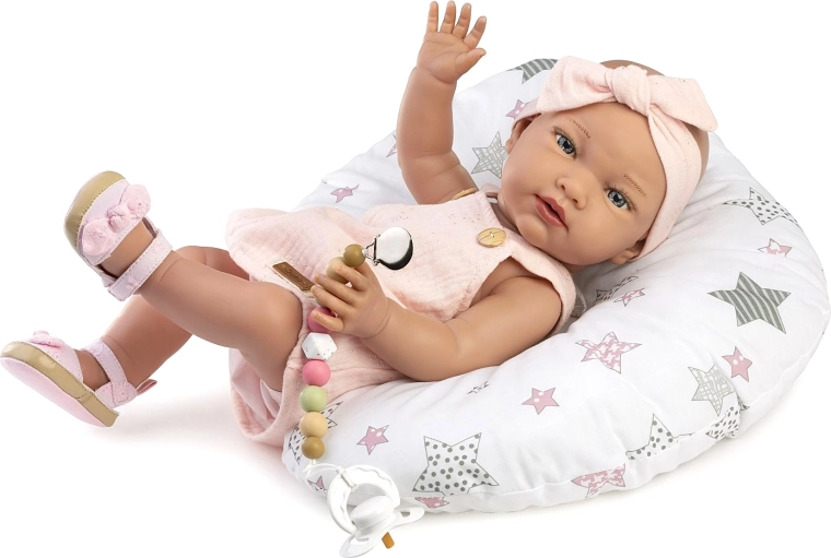Bambola realistica neonata Guca New Born, femminuccia, 42 cm