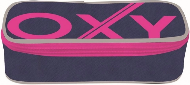 Astuccio scolastico Oxybag comfort a scomparto unico Linea Blu Rosa