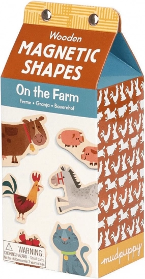 Mudpuppy set magnetico in legno - In fattoria