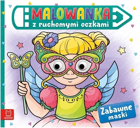 Divertenti album da colorare con occhi mobili – maschere