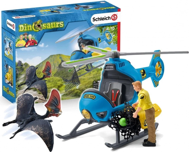 Schleich dinosaurs elicottero attacco aereo 41468