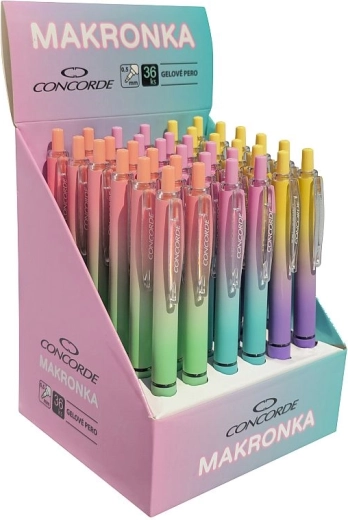 Penna gel Concorde Makronka, ricarica blu 0,5 mm