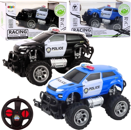 Auto fuoristrada della polizia RC radiocomandato in scala 1:24 - 1 pezzo