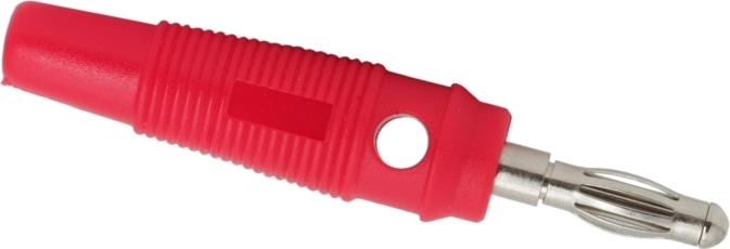 Spina a banana gommata per cavo da 3 mm