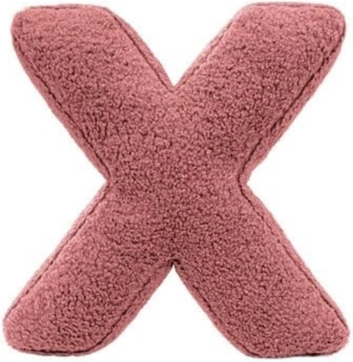 MEALINI lettera di peluche x rosa