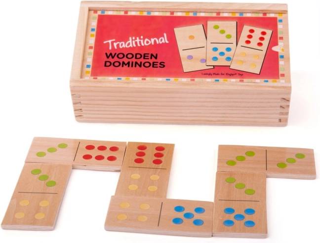 Domino in legno Bigjigs Toys classico