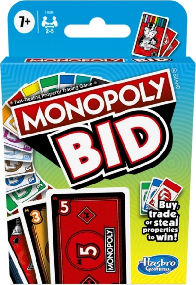 Gioco di carte Monopoly Bid