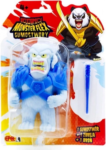 Figura Gommostorie Guerrieri Yeti con bastone