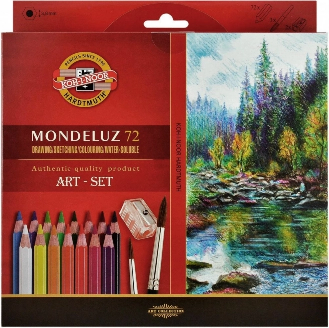 KOH-I-NOOR Pastelli Acquerellabili Mondeluz 3714 - 72 pz