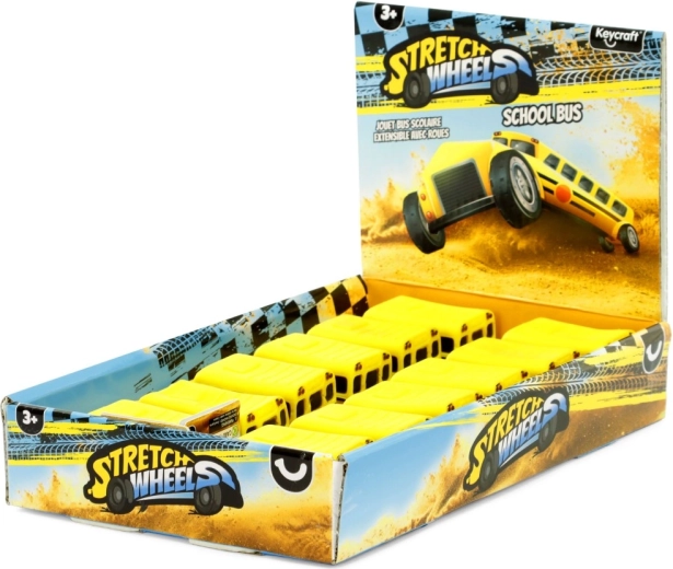 Autobus scolastico antistress elastico – giocattolo da schiacciare e allungare