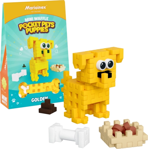 Costruzioni MINI WAFFLE Pocket Pets – cucciolo di Golden Retriever