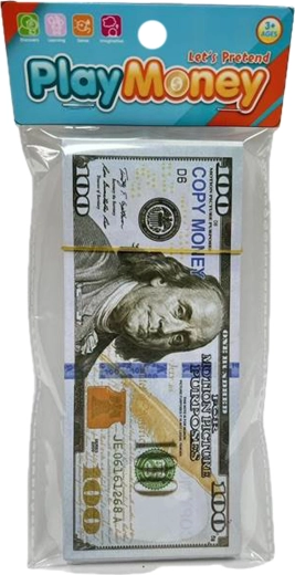 Banconote di carta per giocare