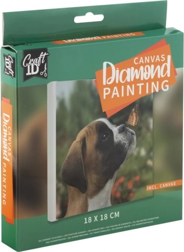 Grafix Pittura Diamante Cucciolo 18x18 cm