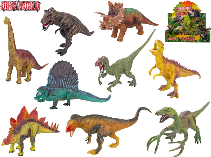 Dinoworld dinosauro figurina in plastica 12–18 cm, vari tipi