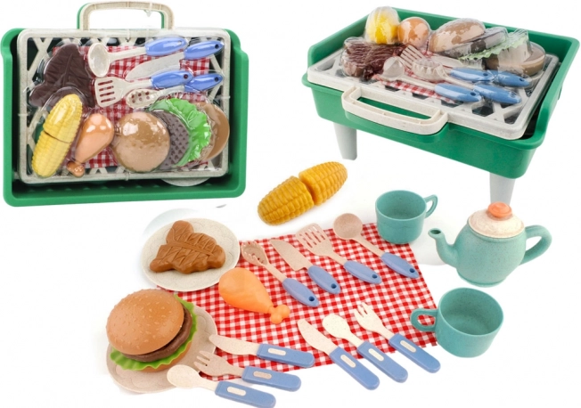 Set barbecue per bambini con accessori