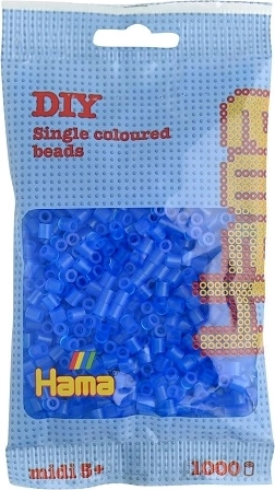 Perline da stirare Hama Midi trasparenti blu 1000 pz