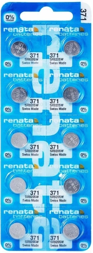 Batteria a bottone Renata 371 1,55 V (10 pz)