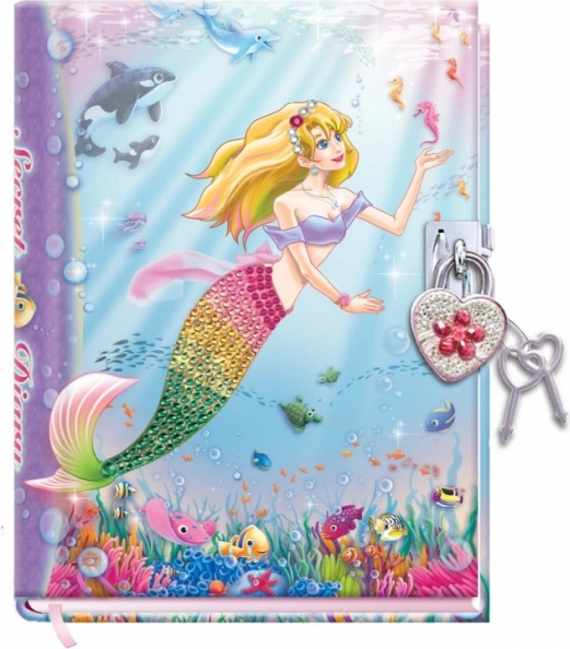 Diario con serratura Sirena per bambini