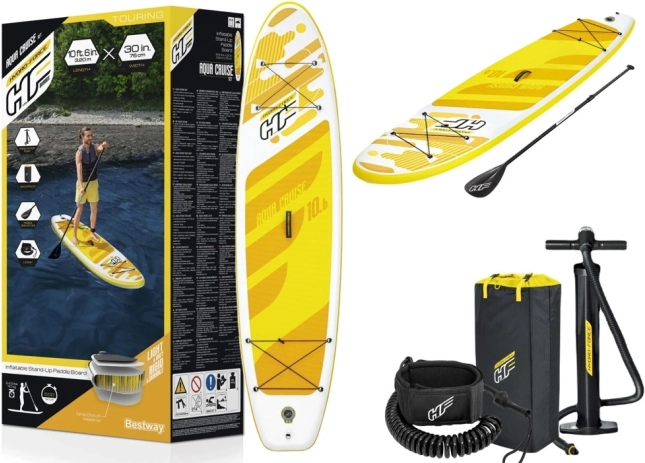 Stand up paddleboard gonfiabile Hydro-Force giallo 320 x 76 x 12 cm